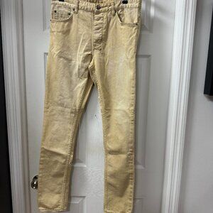 Ksubi Chitch Sandstorm Slim Fit Jeans 100% cotton button fly HTF size 31